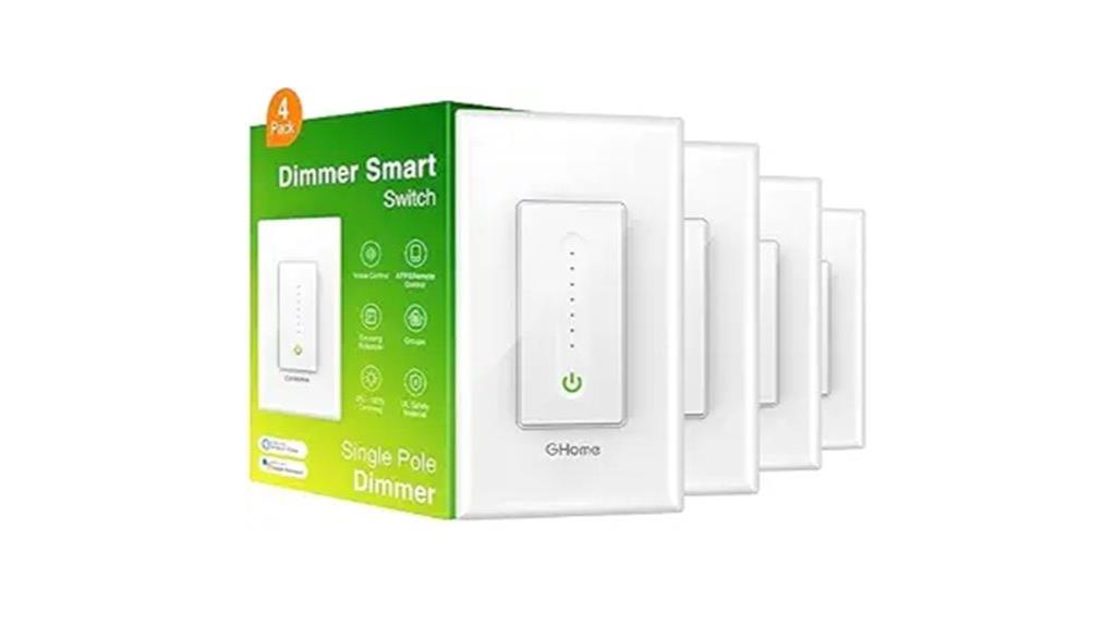 four pack smart dimmer switches