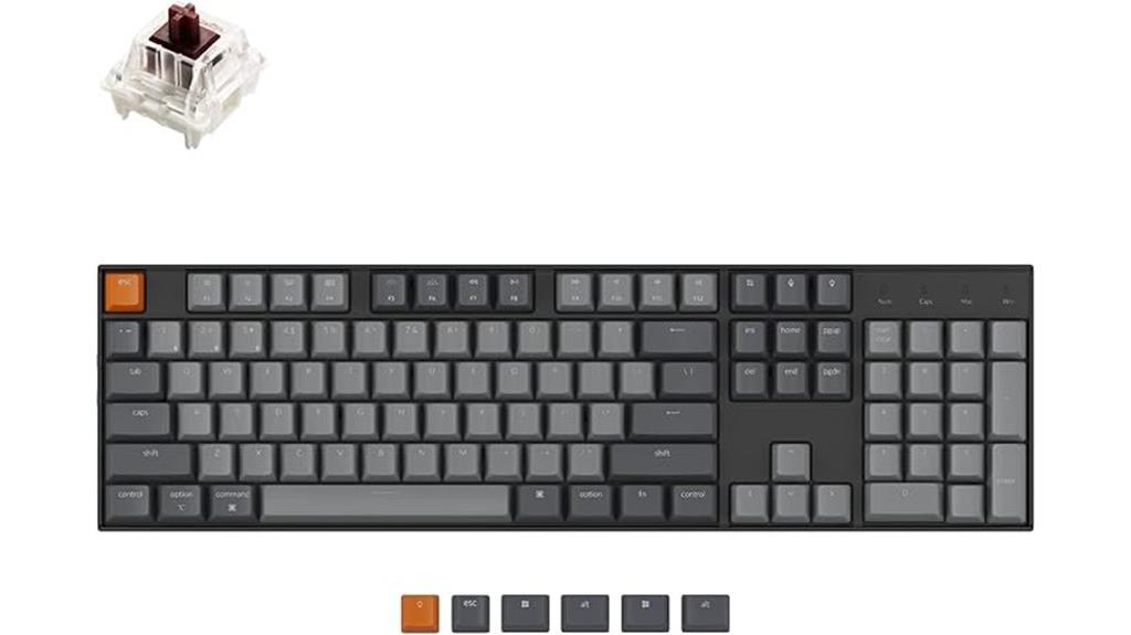full size mechanical gaming keyboard