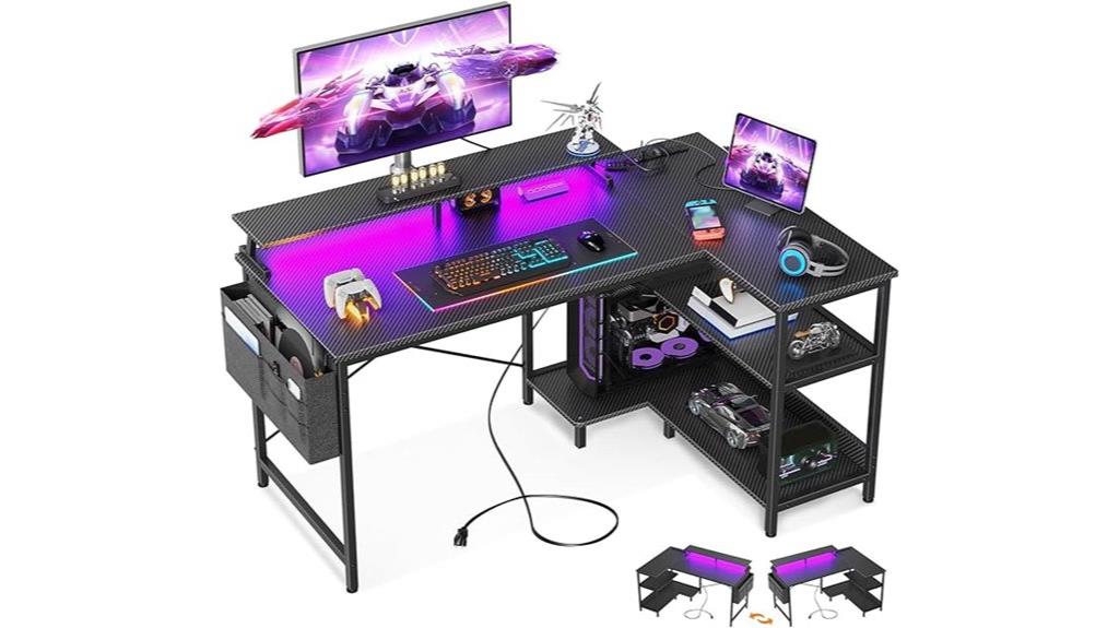 gaming desk with usb
