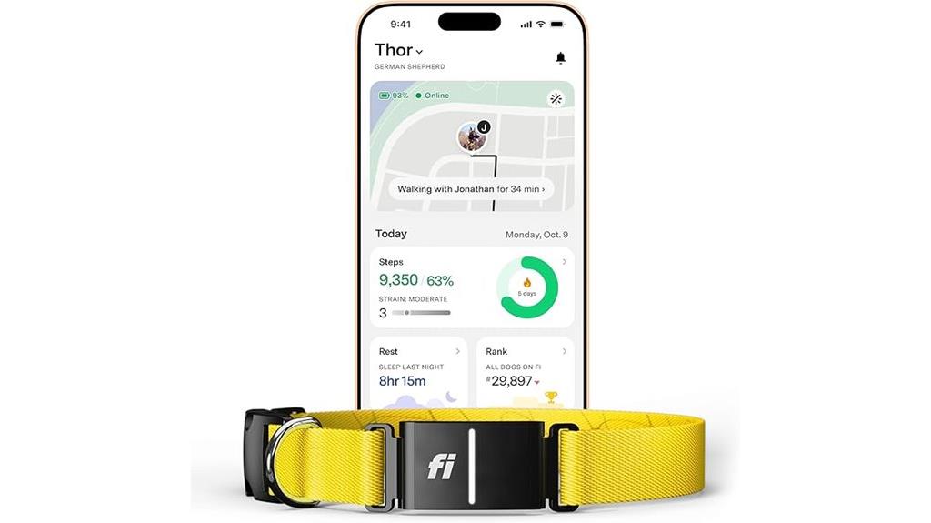 gps enabled smart dog collar