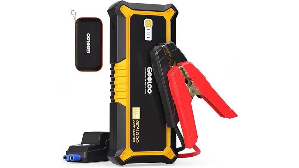 high capacity car jump starter