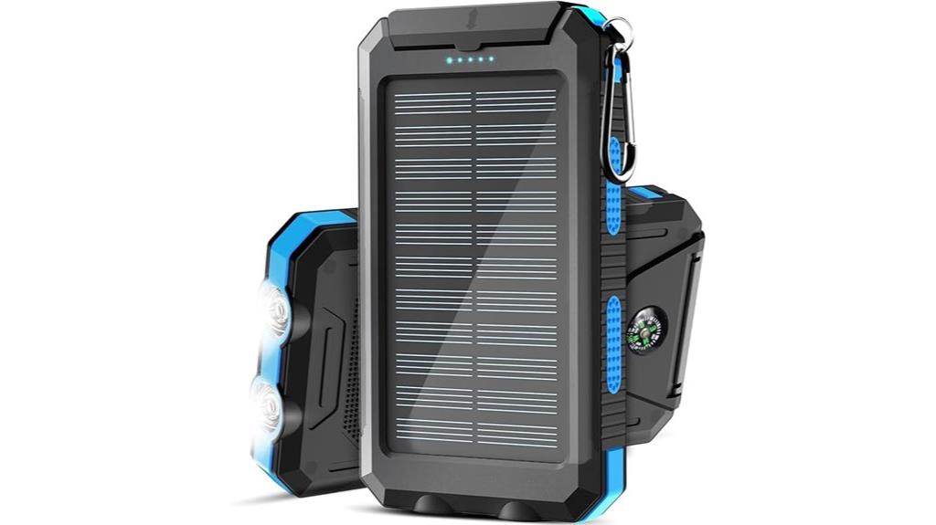high capacity waterproof solar charger