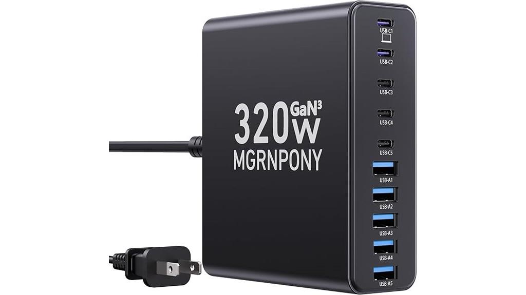 high power 10 port charger