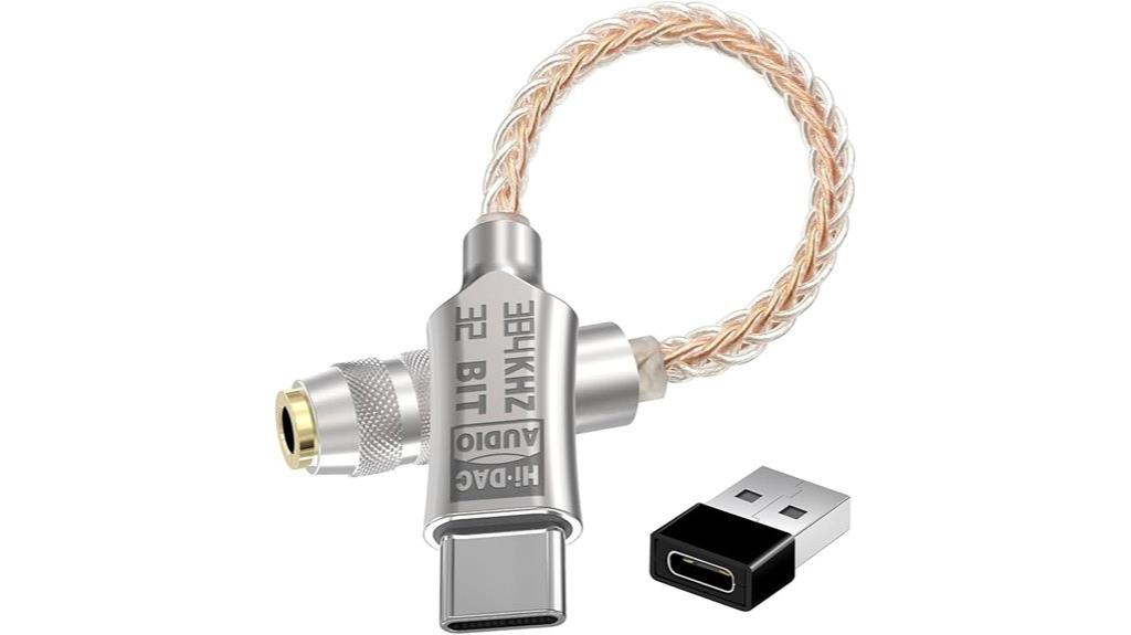 high resolution usb c audio adapter