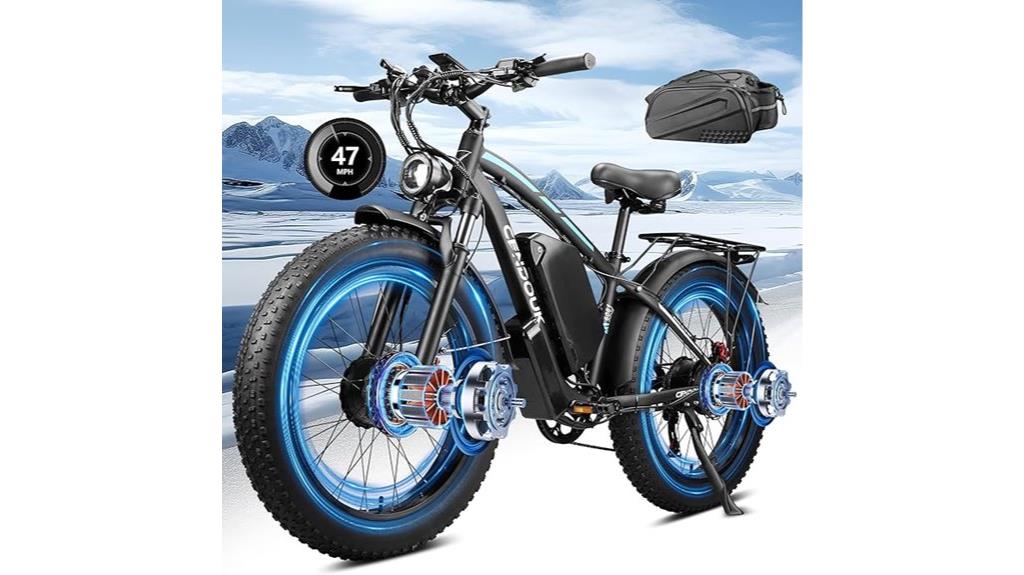 high speed dual motor ebike