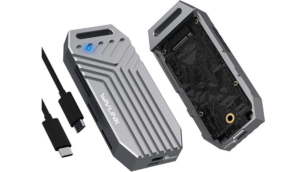 high speed pcie ssd enclosure