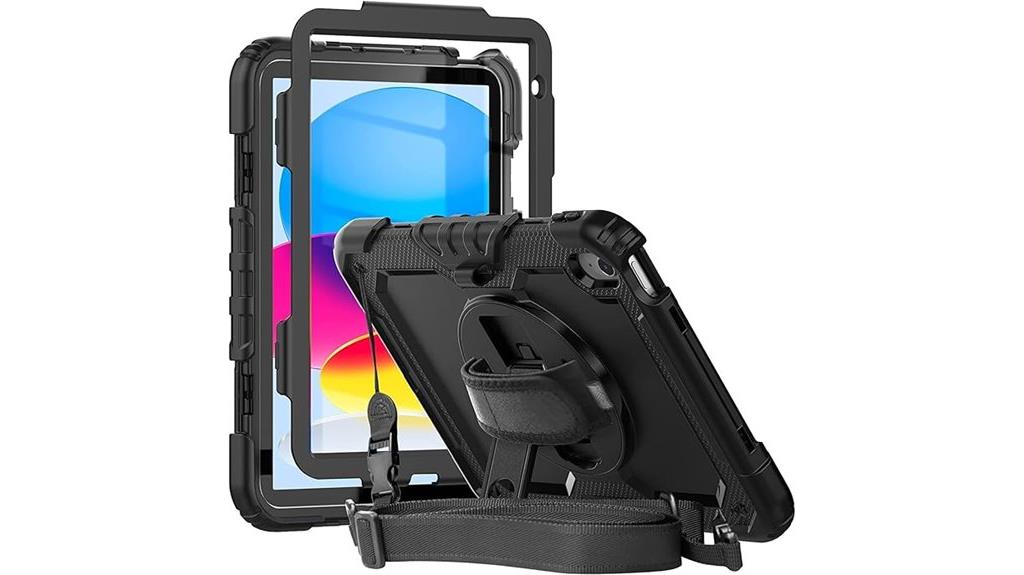 ipad rugged case with screen