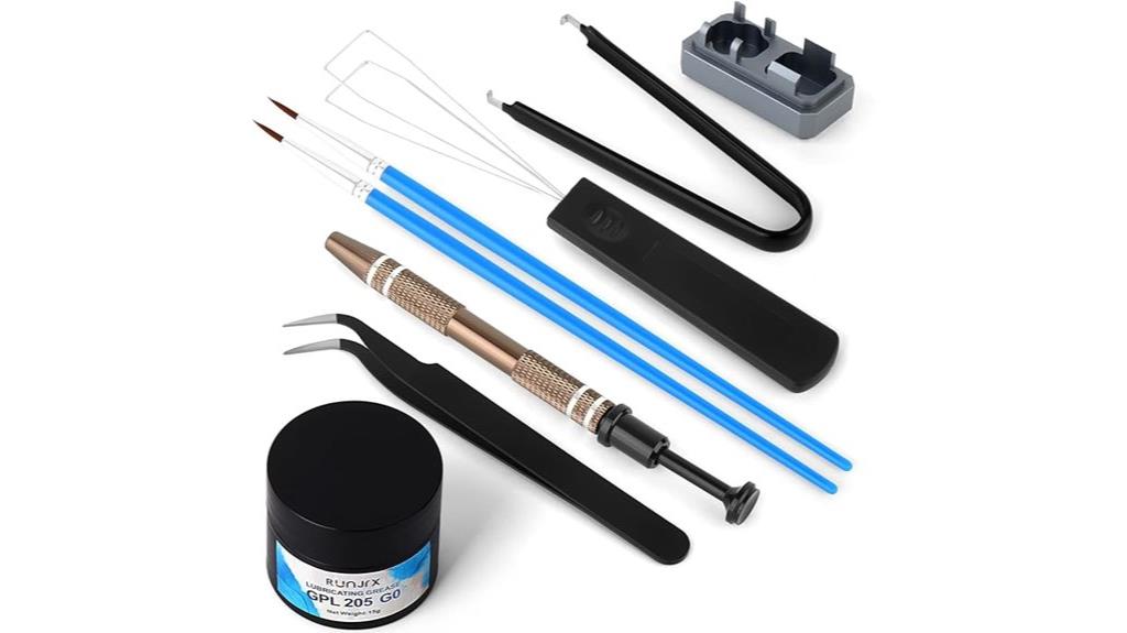 keyboard switch lubrication kit