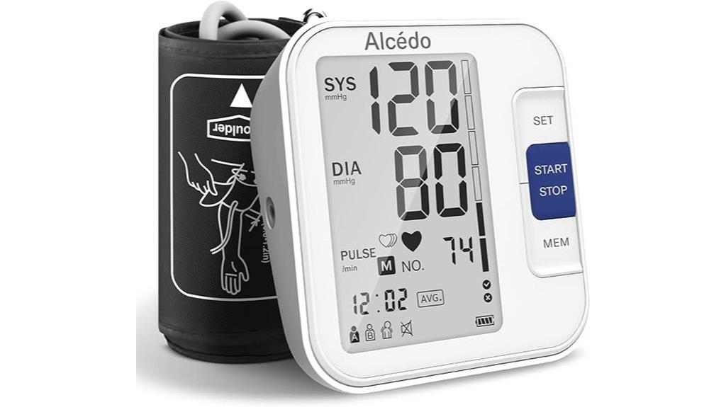 large cuff digital monitor