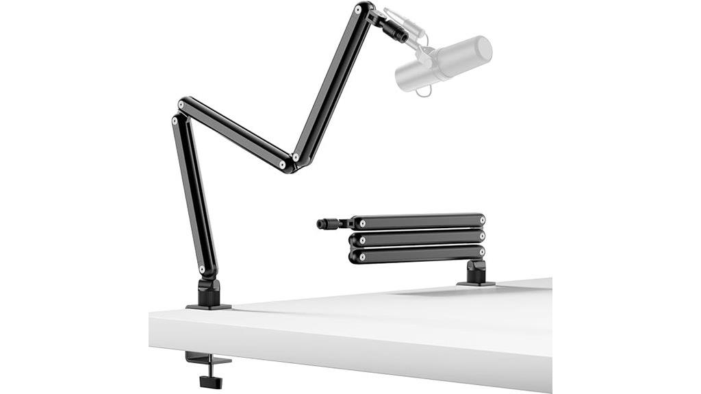 lightweight microphone arm
