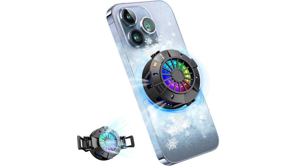 magnetic clip on phone cooler