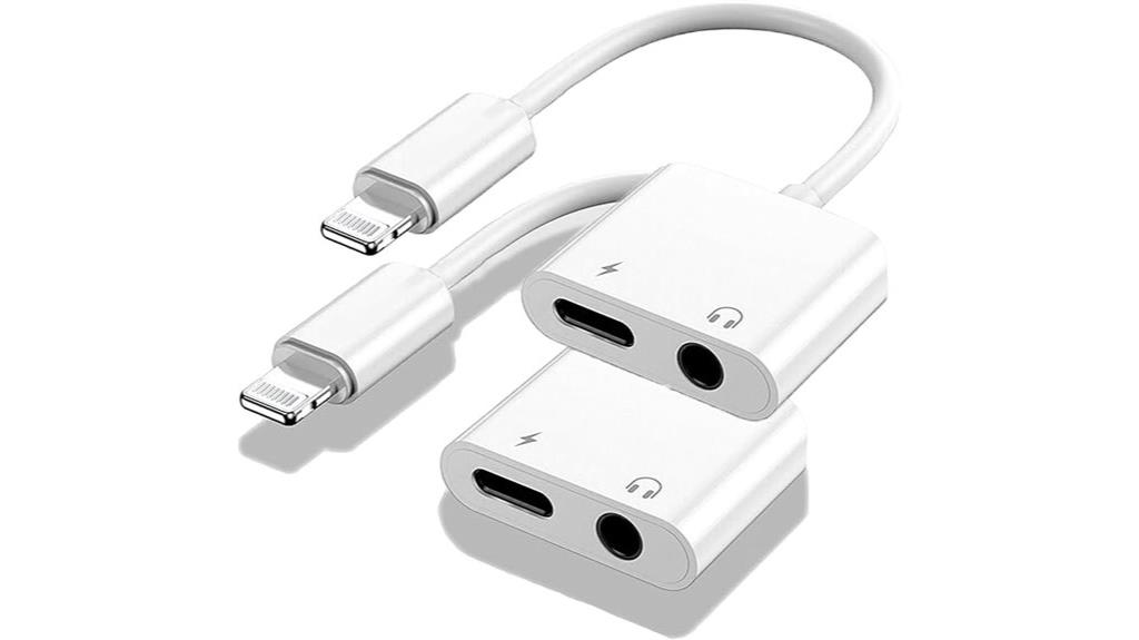 mfi certified headphone adapter