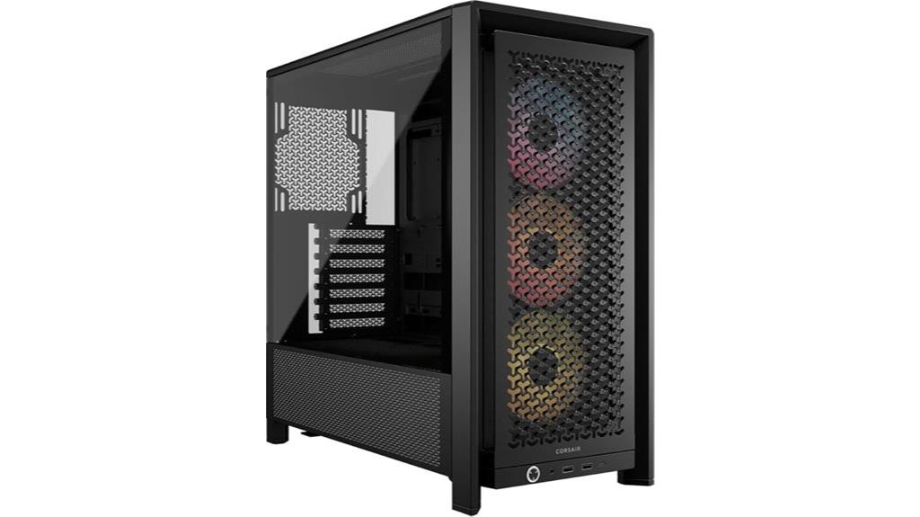 mid tower argb pc case