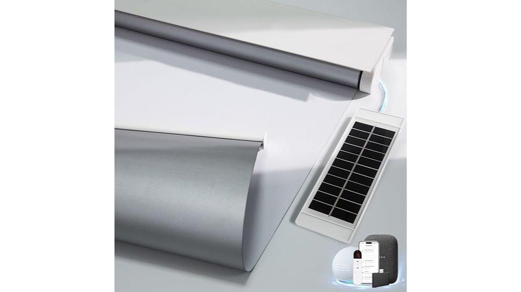 motorized blackout blinds with solar