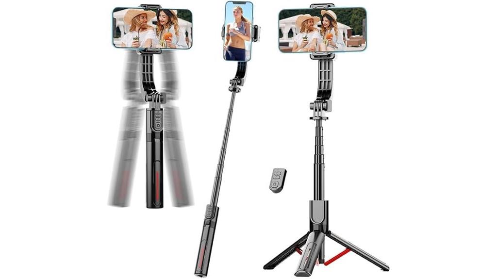 phone gimbal with remote