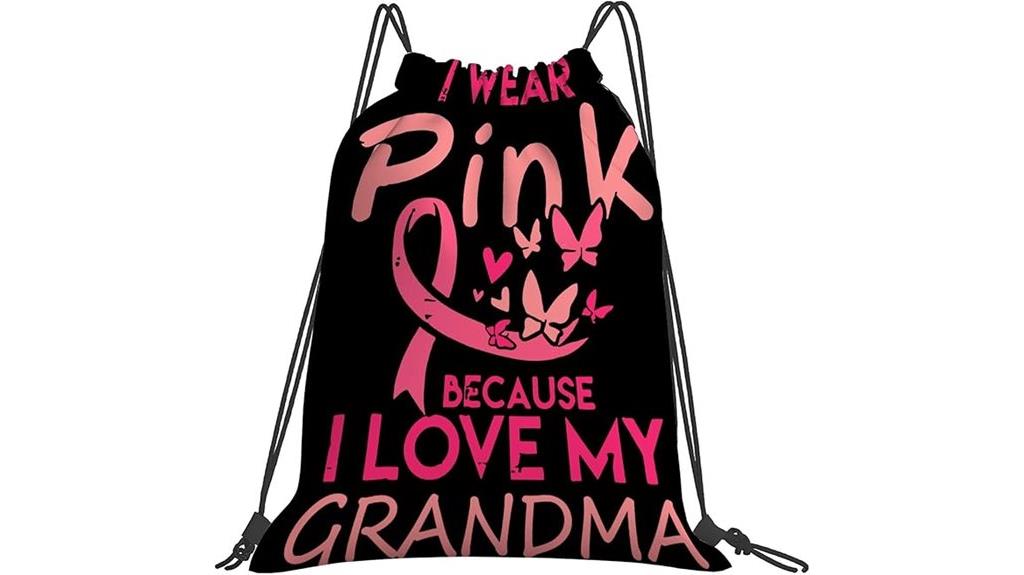 pink love grandma bag