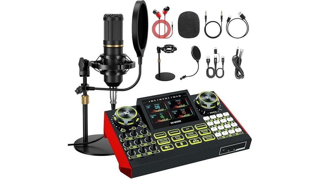 podcast microphone sound bundle