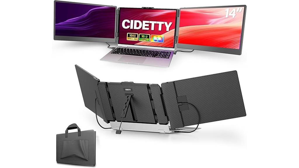 portable 14 inch 1080p ips