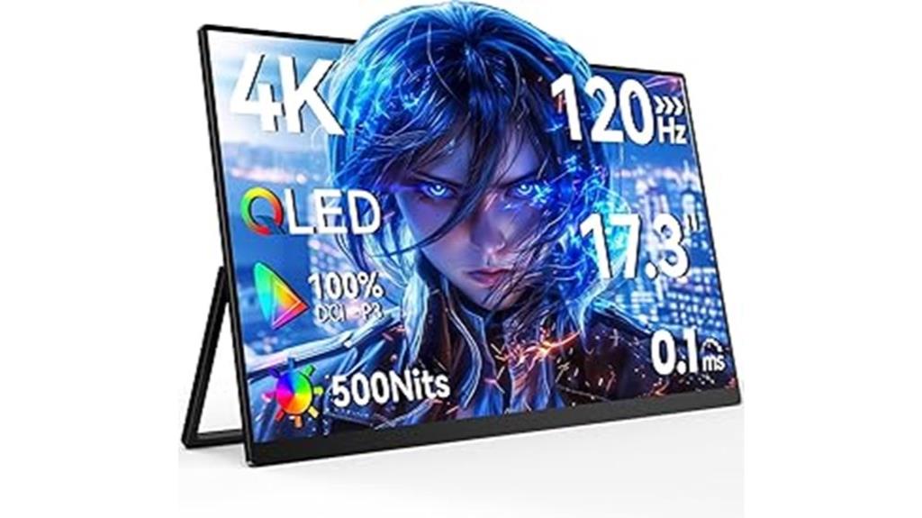 portable 4k 120hz monitor