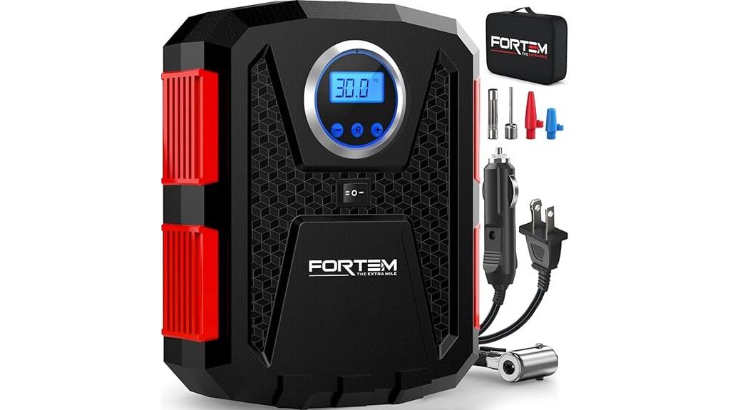 portable digital tire inflator
