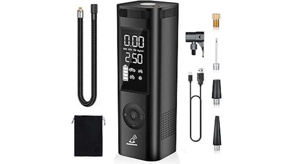 portable digital tire inflator