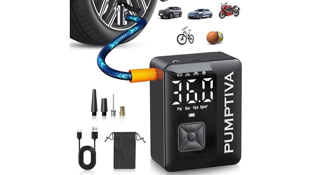 portable lcd led compressor