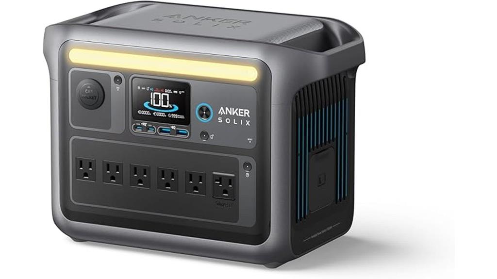 portable power station with solar