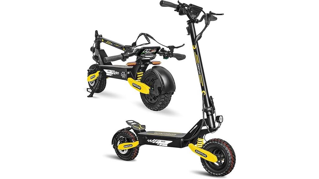 powerful foldable off road scooter