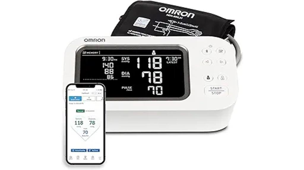 premium omron blood pressure monitor