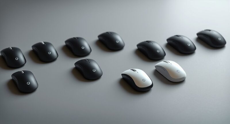 quiet precise wireless mice