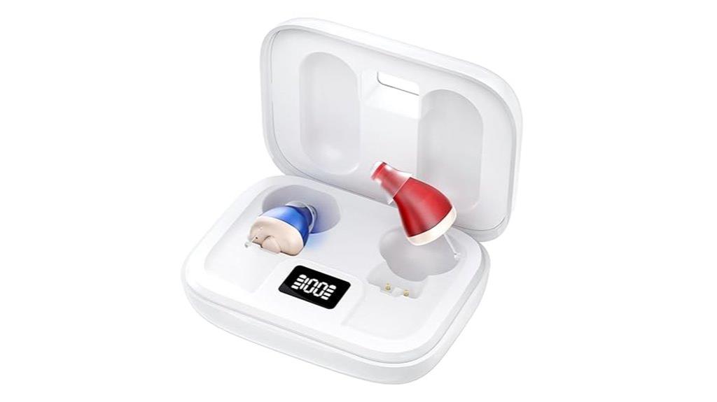 rechargeable noise canceling hearing aids
