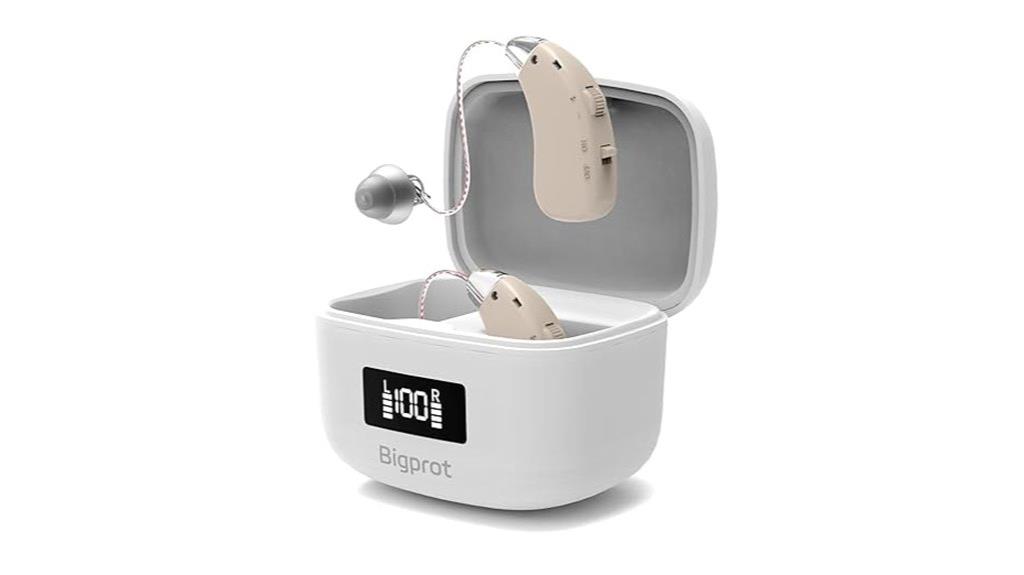 rechargeable noise cancelling hearing aids