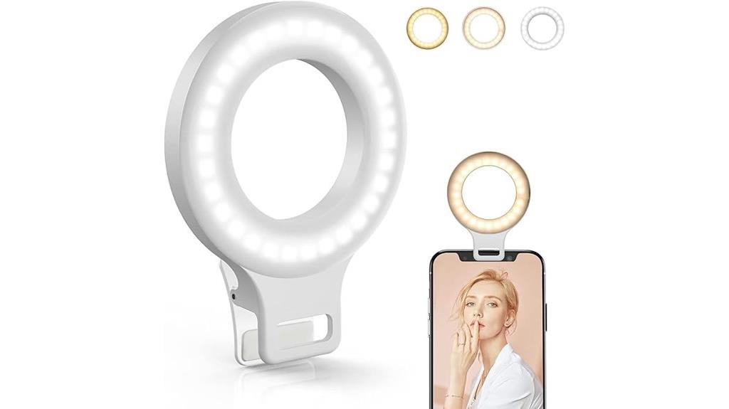 rechargeable ring light three models