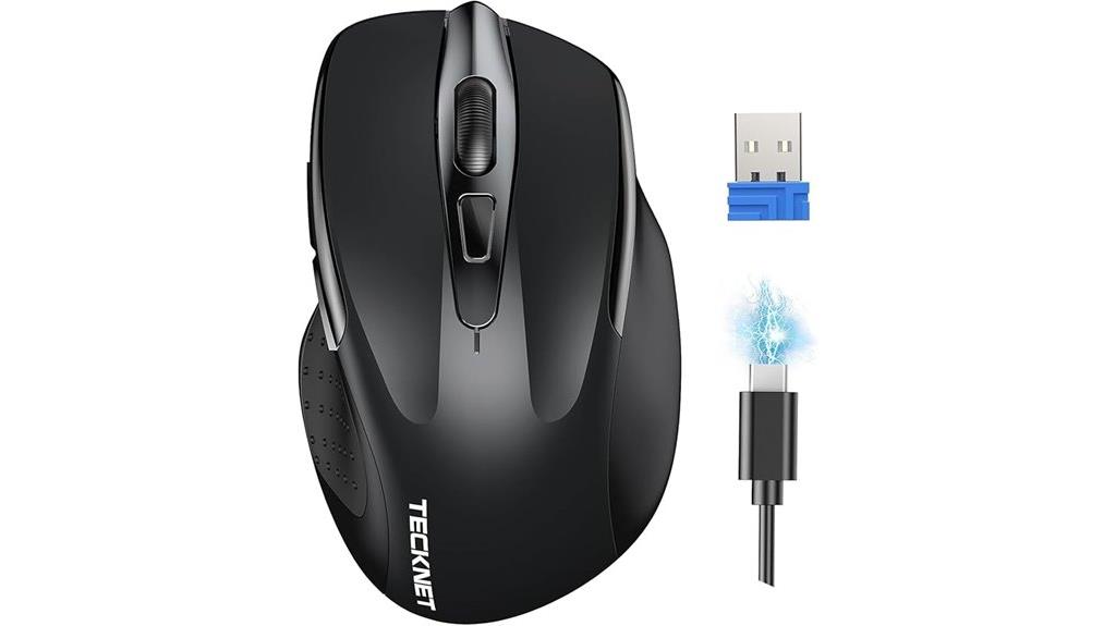 rechargeable wireless silent mouse