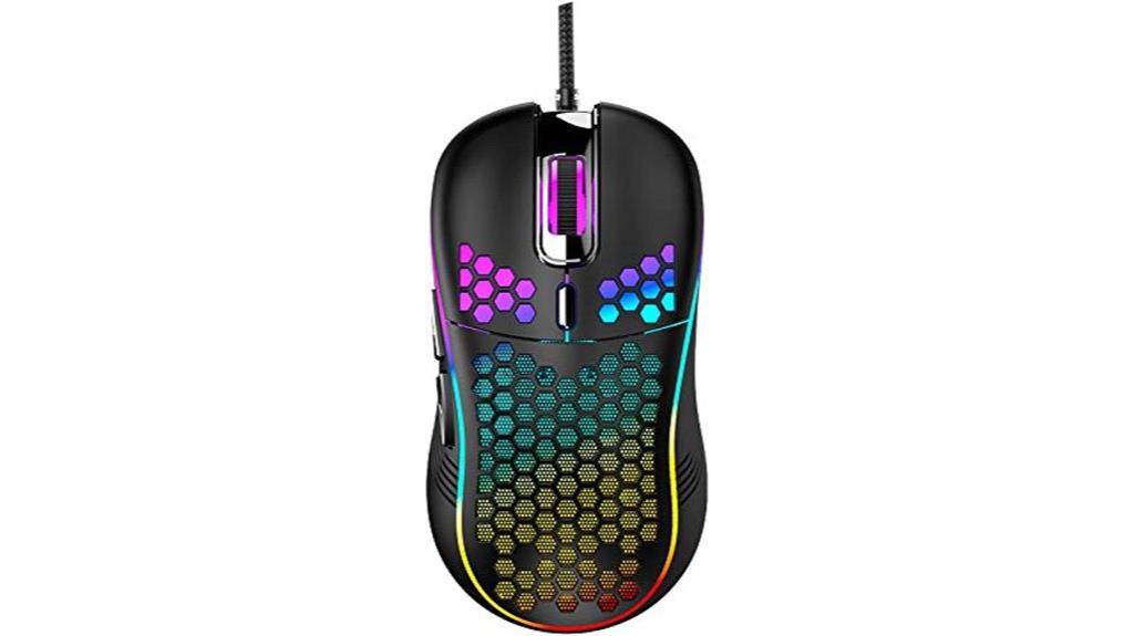 rgb wired gaming mouse