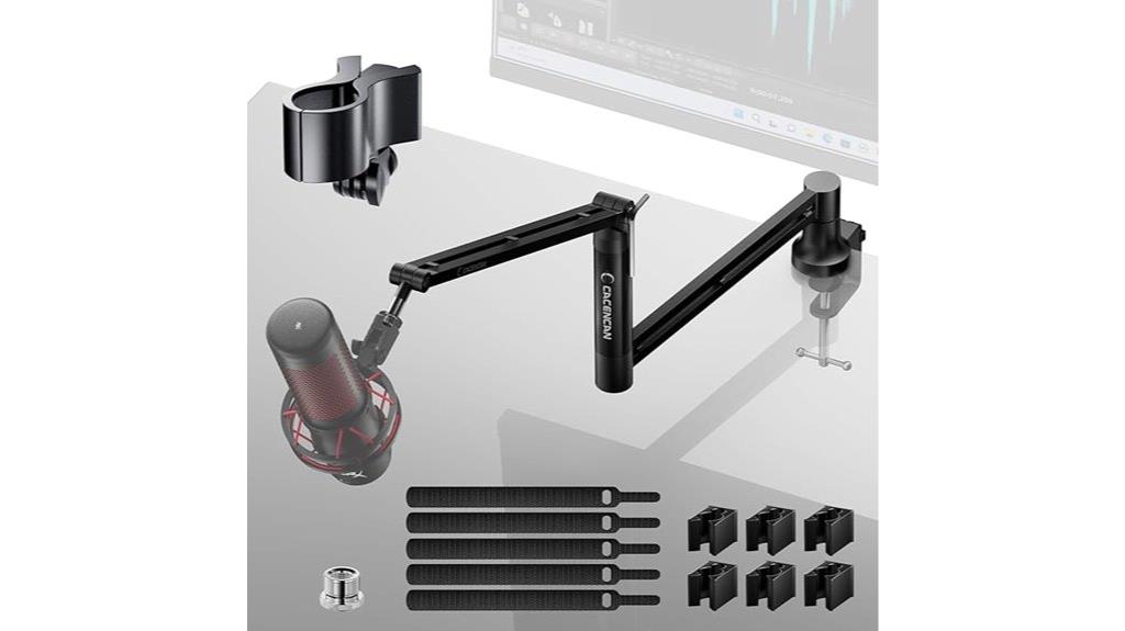 rotatable boom microphone stand
