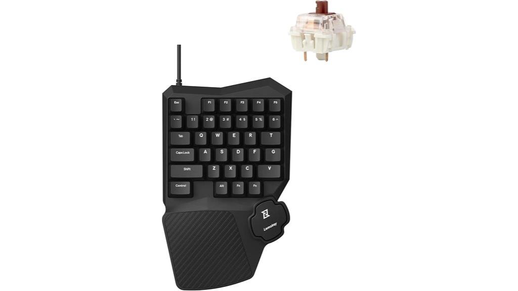 single hand tactile keyboard