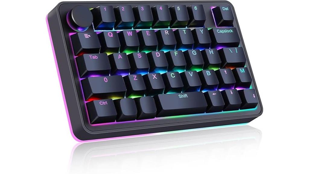 single handed rgb keyboard