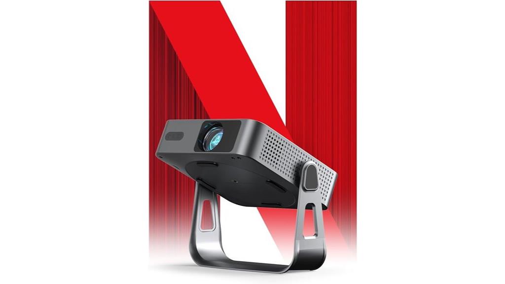 slim netflix compatible wireless projector
