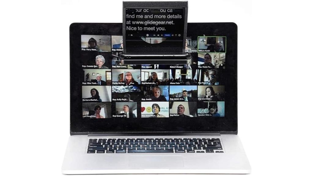 small portable teleprompter