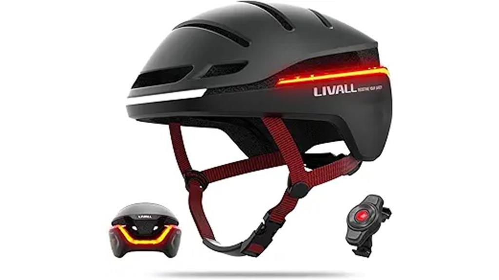 smart bike helmet with light