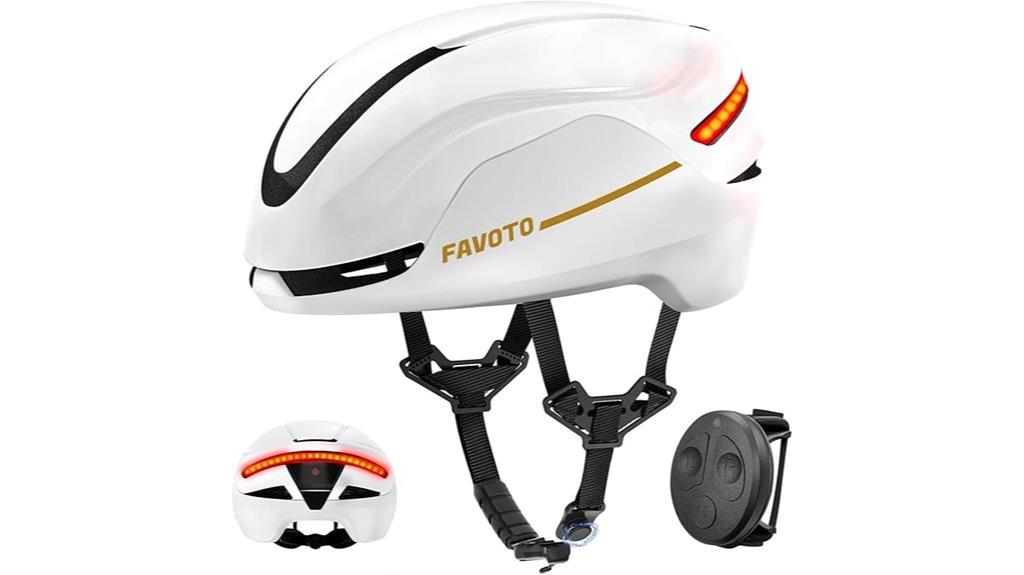 smart bike helmet with lights