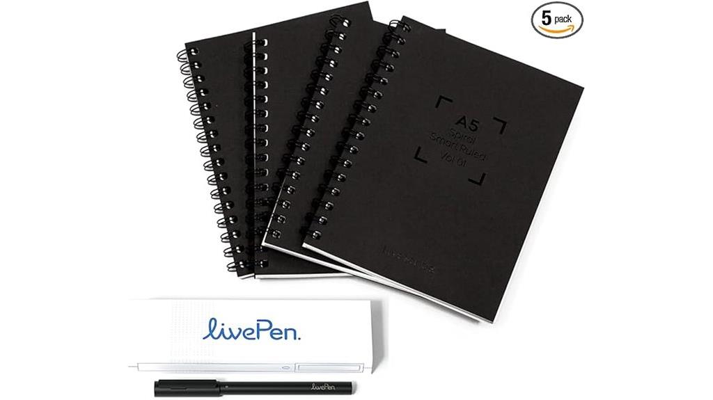 smart pen with notebooks