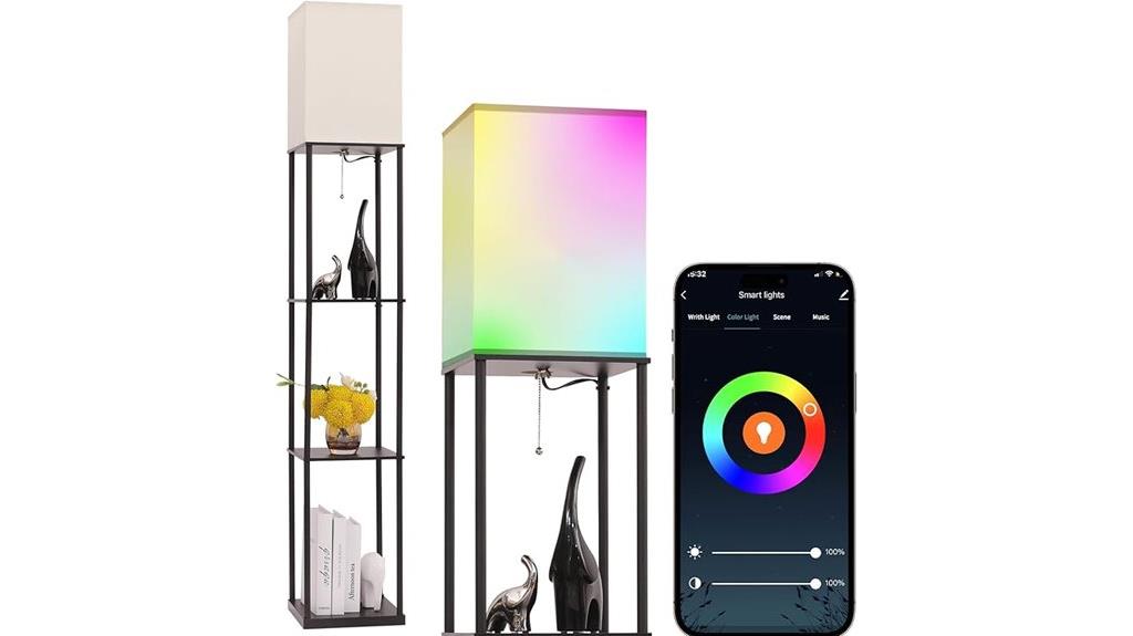 smart rgb shelf lamp