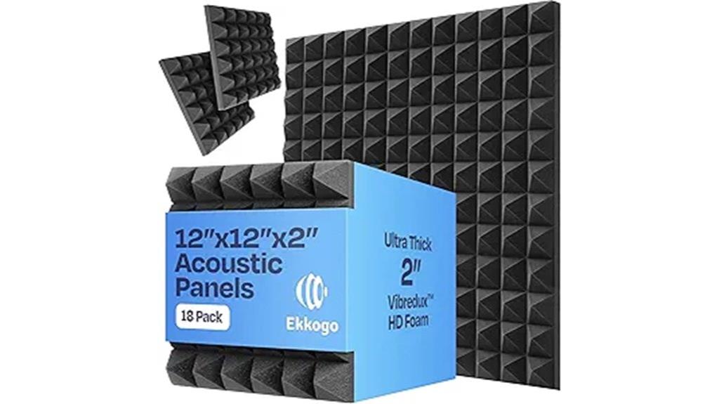 soundproof foam panel pack
