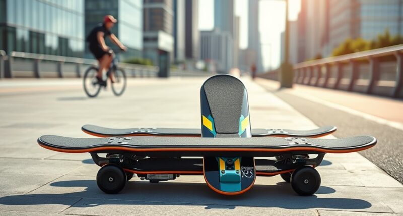 top foldable electric skateboards