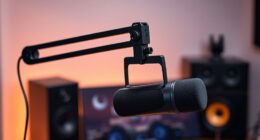 top noise canceling microphone arms