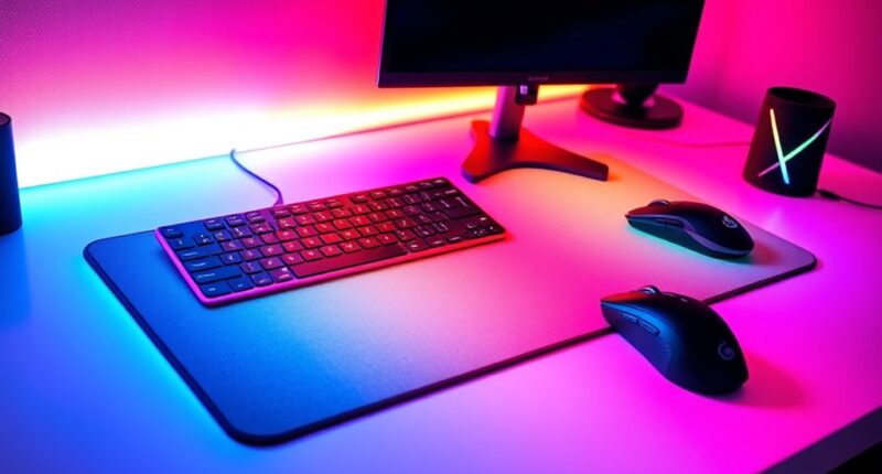 top rgb desk mat selection