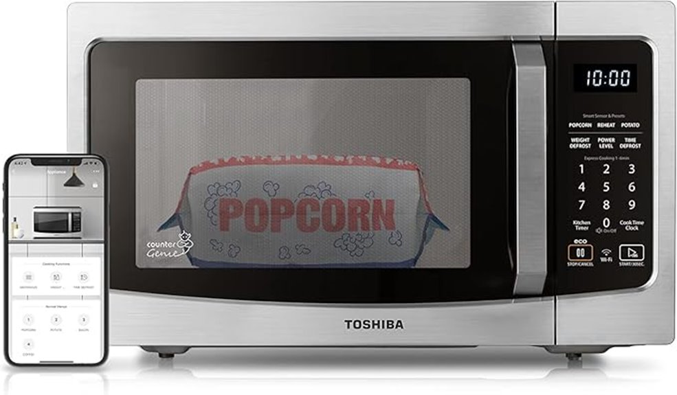 toshiba smart microwave model