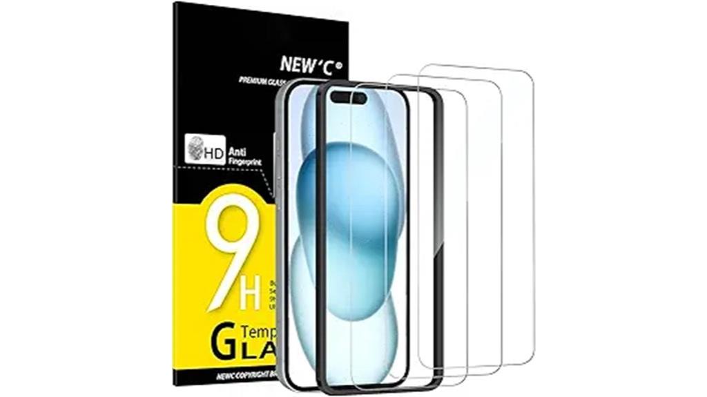 triple pack iphone protectors